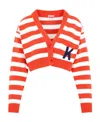 Kenzo Nautical Cotton Knit Cardigan In White