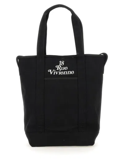 Kenzo Structured Black Leather Handbag With Dual Handles