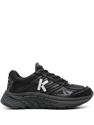 Kenzo Stylish And Sleek Black Lace-up Sneaker For Women