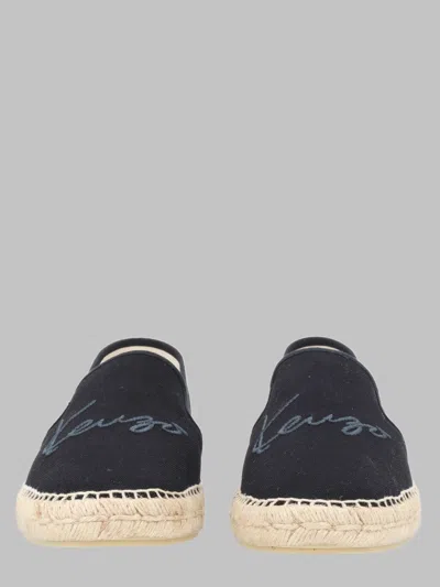 Kenzo Stylish Casual Flats For Men In Black