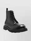 Kenzo Stylish Lace-up Ankle Boots With Pull Tab In Black