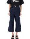 KENZO KENZO SUMIRE CROPPED JEANS