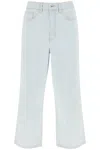KENZO 'SUMIRE' CROPPED JEANS WITH WIDE LEG