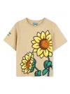 Kenzo Sunflower-print T-shirt In Neutrals