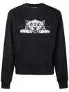 Kenzo Sweatshirt With A Distinctive Tiger Head In Black