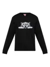 Kenzo Silm Fit Sweatshirt In Black