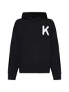 Kenzo Elephant Logo-embroidered Hoodie In Black