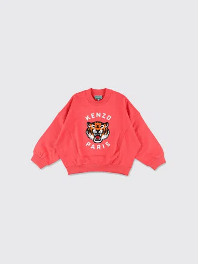 KENZO COTTON CREWNECK SWEATSHIRT WITH LOGO PRINT,I15303014