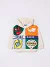 Kenzo Logo-print Zipped Hoodie In Sand