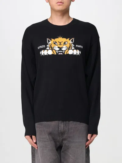 KENZO SWEATER KENZO MEN COLOR BLACK,H41532002