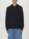 Kenzo Cable-knit Hoodie In Schwarz