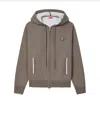 Kenzo Cotton Zip-up Hoodie In Brown