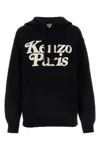 Kenzo X Verdy Intarsia-knit "black" Hoodie In Black