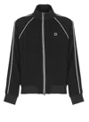 Kenzo Zippered Track Sweatshirt In Black