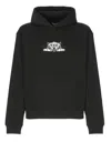 Kenzo Happy Tiger Hoodie In Black