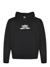 Kenzo Happy Tiger Hoodie In Black