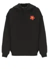 Kenzo Cotton Futura 2000 Sweatshirt With Graphic Prints In Black