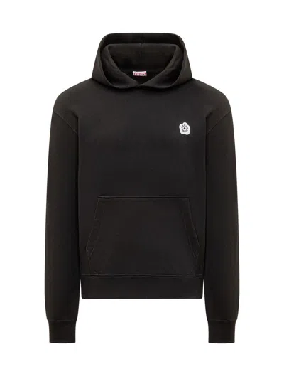 Kenzo Boke Flower 2.0 Classic Cotton Hoodie In Black
