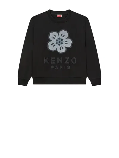 Kenzo Sweaters Black In Blue