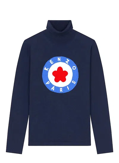Kenzo Sweaters In Blue