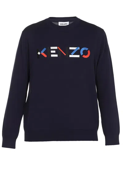 Kenzo Sweaters Blue
