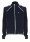 Kenzo Boke Flower-patch Track Jacket In Blue