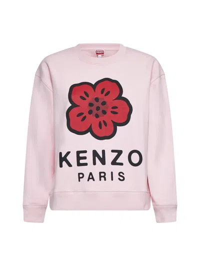 Kenzo Sweaters In Faded Pink