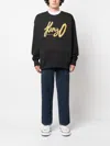 Kenzo Logo Oversized Cotton Sweatshirt