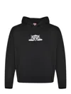 Kenzo Happy Tiger Hoodie In Black