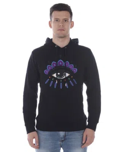 Pre-owned Kenzo Sweatshirt Hoodie Cotton Man Black 4xc 5sw407 99 Sz. Xl Make Offer