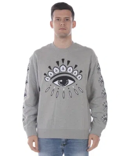 Pre-owned Kenzo Sweatshirt Hoodie Cotton Man Grey 4xj 5sw558 94 Sz. Xl Make Offer In Gray