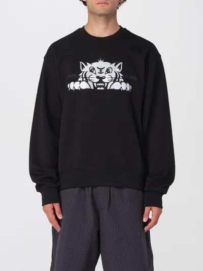 Kenzo Graphic Black Cotton Sweatshirt