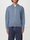 Kenzo Crewneck Sweater With Lucky Tiger Patch In Blau