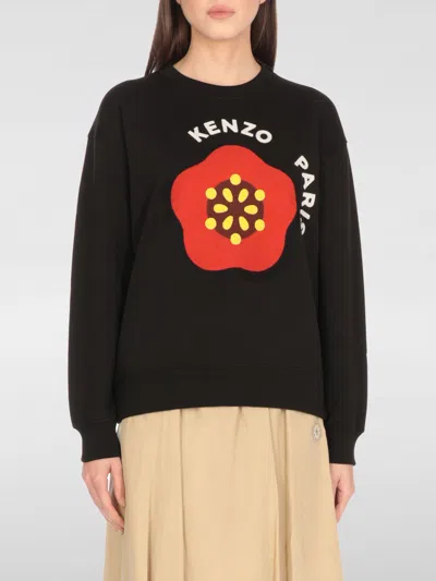 KENZO SWEATSHIRT KENZO WOMAN COLOR BLACK,G68445002