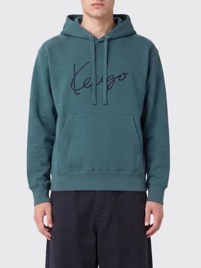 Kenzo Sweatshirt Men Color Grey In Blue