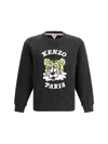 Kenzo Verdy Collection Embroidered Classic Sweatshirt In Noir