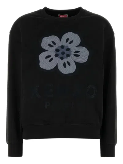 KENZO KENZO SWEATSHIRT WITH BOKE FLOWER EMBROIDERY