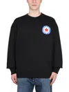 Kenzo Target Sweatshirt In Black