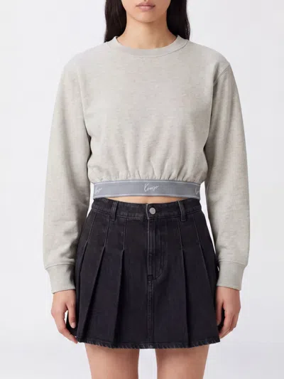 Kenzo Sweatshirt Woman Color Grey In Gray