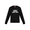 Kenzo Sweatshirt With A Distinctive Tiger Head In Black