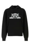 Kenzo Felpa In Cotone Nero Uomo In Black