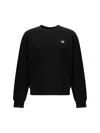 Kenzo Wild Tiger Crew Neck Sweatshirt Ribbed Cuffs Hem In Black