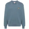 Kenzo 'lucky Tiger' Embroidered Classic Sweatshirt In Blue