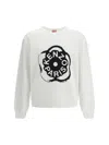 Kenzo Men Boke Flower 2.0 Cotton Sweatshirt In White