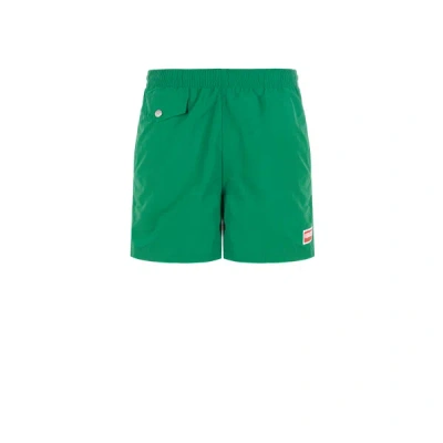 Kenzo Swim Shorts In Green