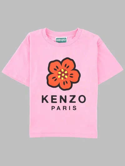 Kenzo Tee Shirt In Pink