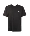 Kenzo Black T-shirt With White Tiger Patch.