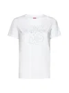 Kenzo Boke-flower Organic Cotton T-shirt In Beige