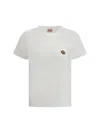 Kenzo Short-sleeved T-shirt In Blanc Casse