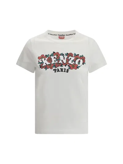Kenzo ` Verdy Market` Cotton T Shirt In White